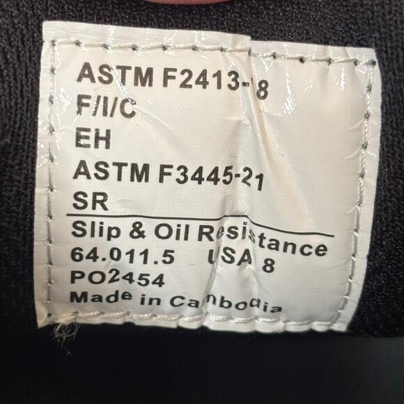 Puma Iconic Suede S1P Low Safety Shoes Size 8 Black Composite Toe Work Sneakers - Picture 7 of 11